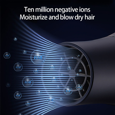 Máy sấy tóc tốc độ cao chuyên nghiệp Làm khô nhanh Vòi khuếch tán từ tính thấp hơn