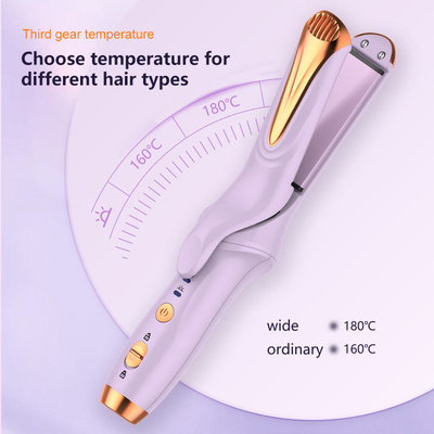 Lôi tóc 2 trong 1 Đẹp tóc và lăn tóc Led nhiệt độ không dây Ceramic chăm sóc tóc và kiểu dáng sắt