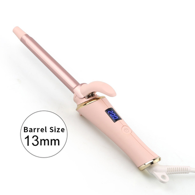 Máy uốn tóc bằng điện Kích thước 6mm / 9mm / 13mm / 25mm Máy uốn tóc mini màu hồng dễ sử dụng Bàn là máy uốn tóc